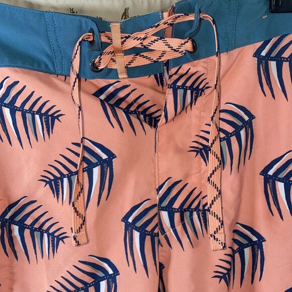Patagonia Board Swim shorts trunk palm surf tropical UPF 50 Men 32 hawaiian - Picture 2 of 9